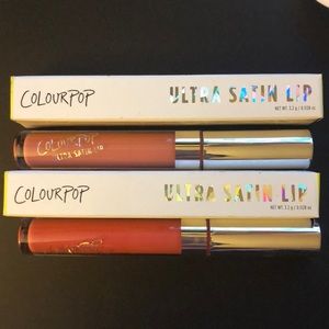 Colour Pop Ultra Satin Lip -qty 2